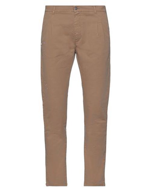 Man Pants Camel Size 29 Cotton, Elastane