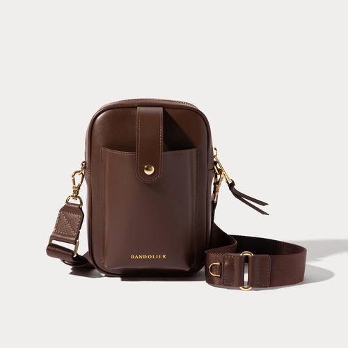 Dillon Bag in Espresso Brown/Gold |