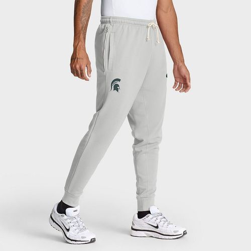 Men's Nike Gray Michigan State Spartans 2025 Sideline Standard Issue Dri-FIT Taper Pants, : , Grey