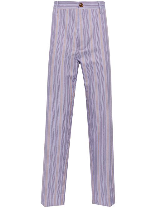 Cruise striped trousers - Purple