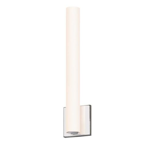 Tubo Slim LED 19.25" Flat Trim Wall Sconce in Polished Chrome