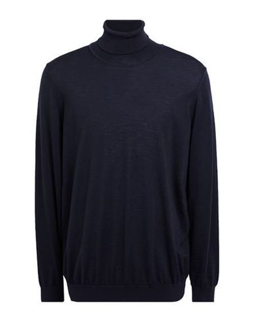 Man Turtleneck Midnight blue Size 3XL Virgin Wool
