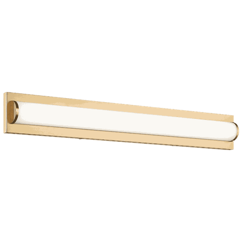 Aged Gold Brass Two Light Vanity from the Psyra Collection