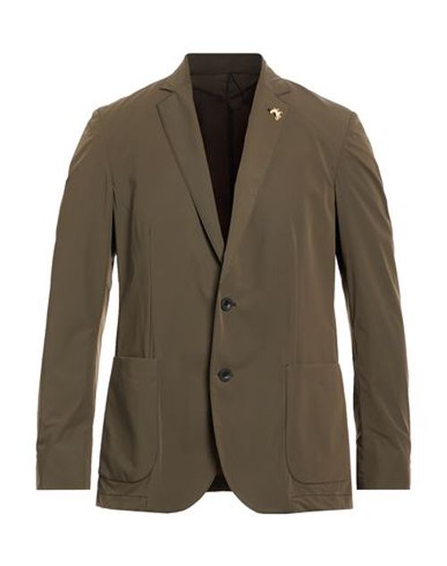 Man Blazer Military green Size 46 Polyamide, Elastane