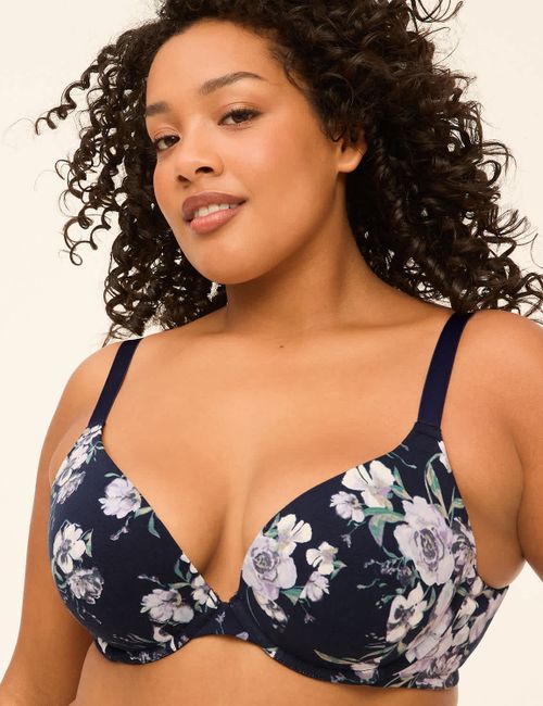 Cotton Boost Plunge Bra