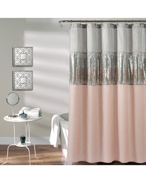 Lush Decor Fashion Night Sky Shower Curtain