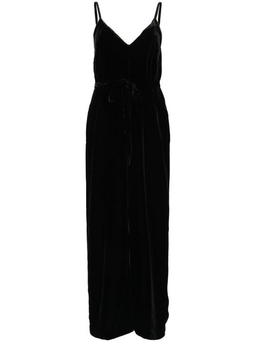 Gold Hawk Velvet Jumpsuit