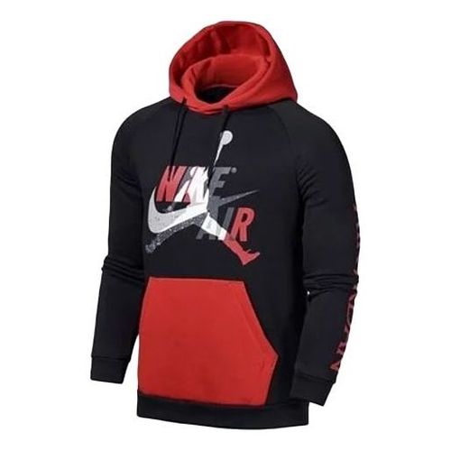Air Jumpman Classics Contrast Color Stitching Casual Sports Black