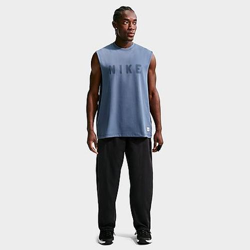 Men's N. A.C. Dri-FIT Woven Training Pants in Black/Pale Ivory/Black
