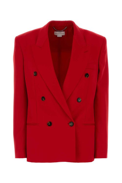Red Wool Blazer