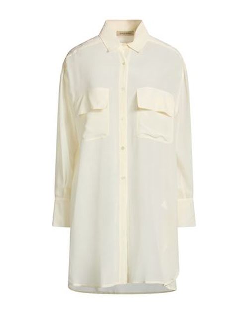 Woman Shirt Ivory Size 14 Silk