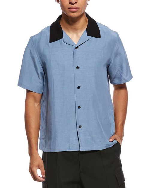 Avery Linen-Blend Slub Shirt