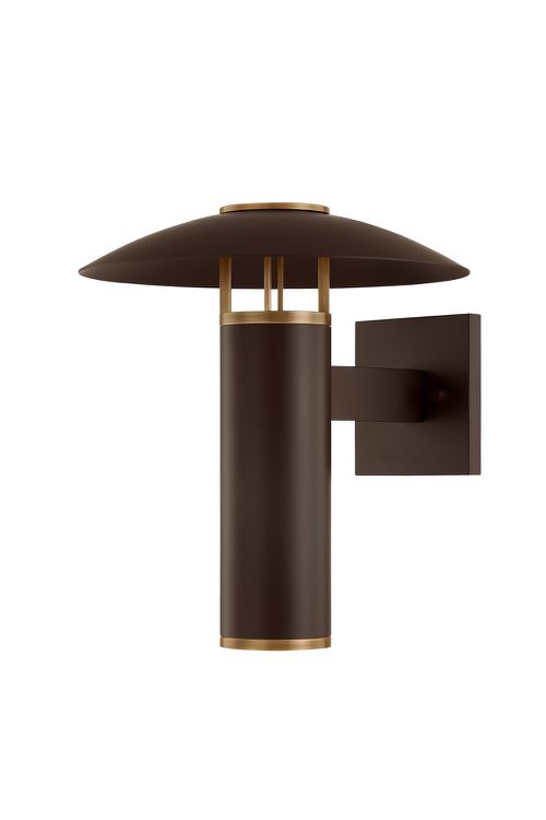 Patina Brass Bronze Wall Sconce from the Birk Collection