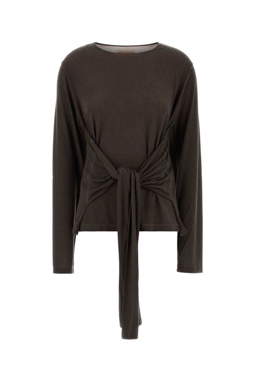 Tibi T-Shirt — Brown
