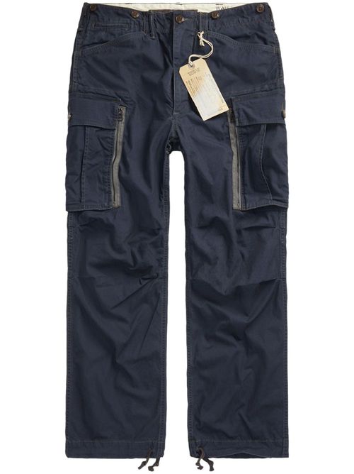 Cotton cargo trousers - Blue
