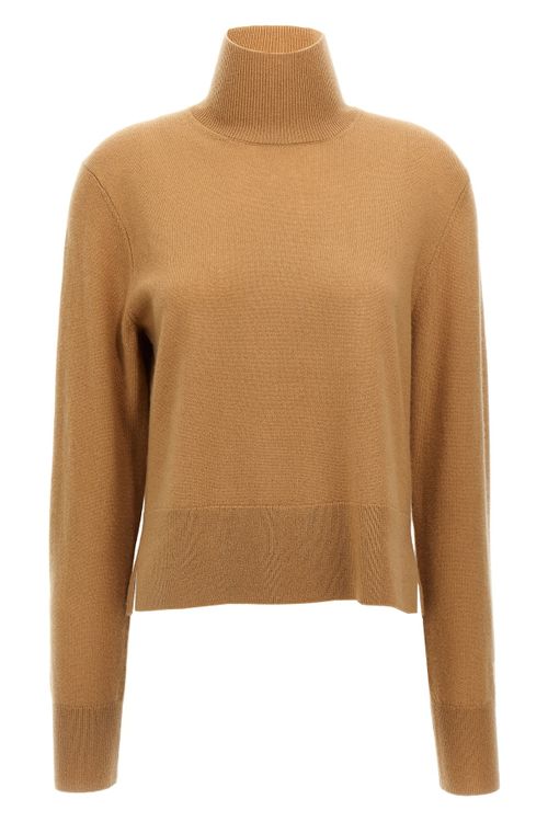 'Cropped Turtleneck' Turtleneck Sweater
