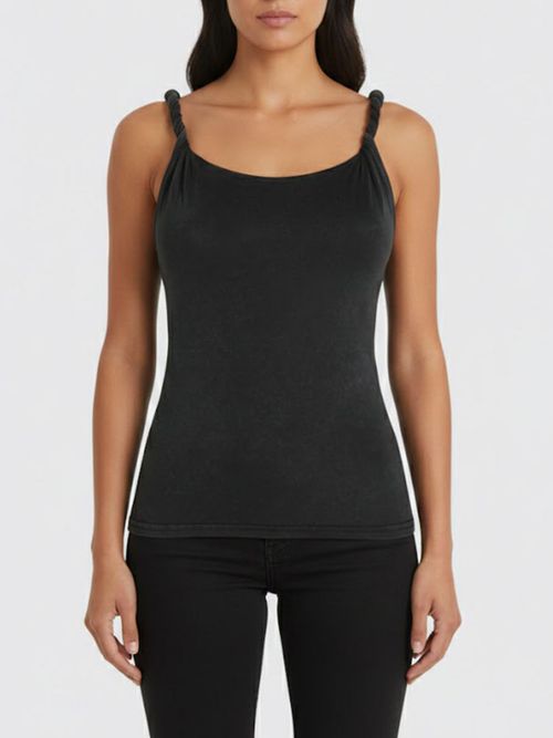 Top Woman color Black