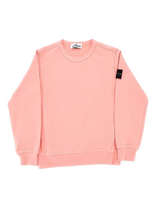 Mini Ribbed Neckline Sweater with Badge for Boys
