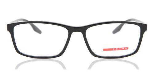 Prada Linea Rossa PS04MV 1BO1O1 Men's Eyeglasses Black Size 54 (Frame Only) - Blue Light Block Available