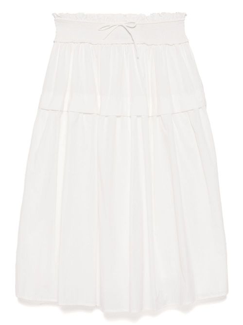 Tout a coup tiered skirt - White