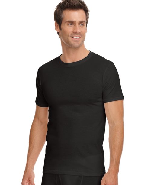 Men's 3-Pack Classic Collection Tag-less Undershirts - Black
