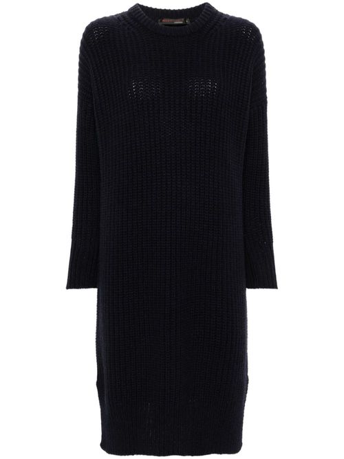 Cashmere midi dress - Blue