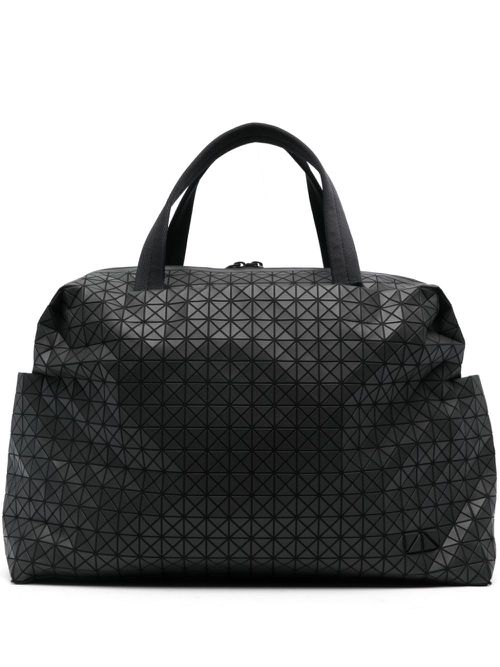 Geometric-panelled tote bag - Black