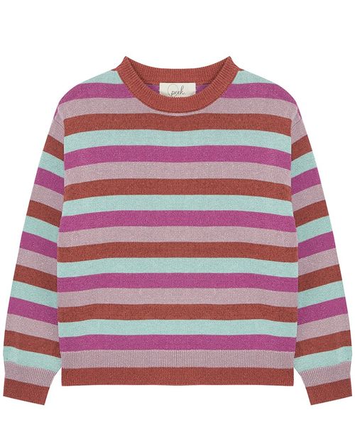 Metallic Stripe Sweater