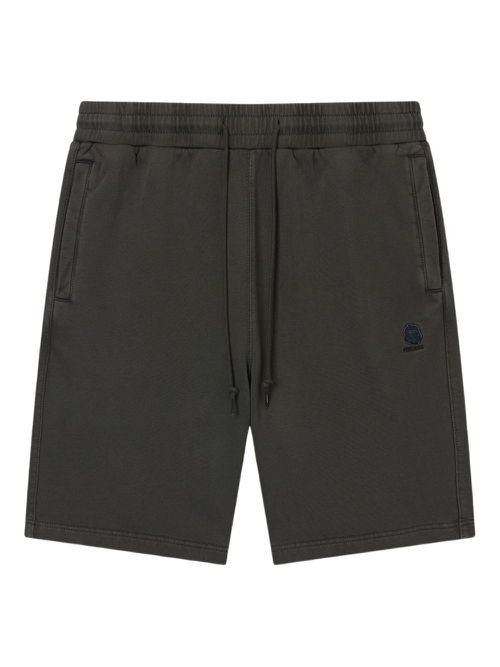 Elasticated-waist shorts - Grey