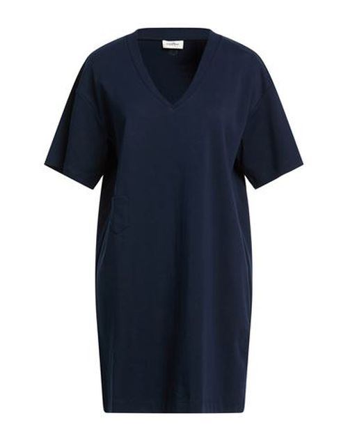 Woman Mini dress Midnight blue Size 10 Cotton