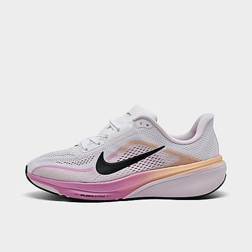 Big Kids Pegasus 42 Running Shoes in White/Black/Bleached Lilac