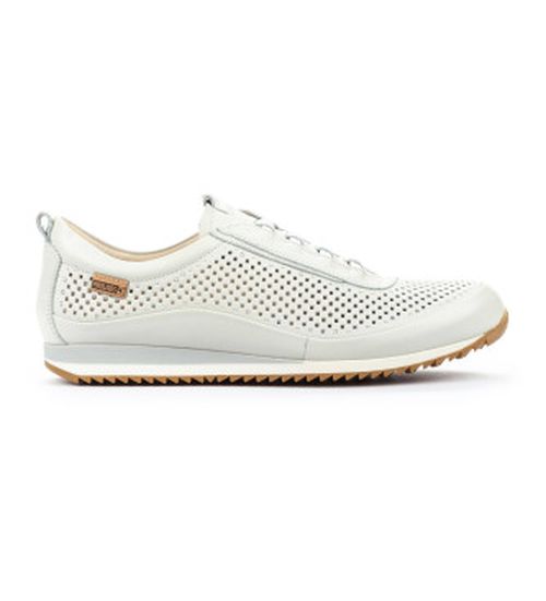 Pikolinos for man. M2A-6252 Liverpool white leather trainers (43), Flat, Laces, Casual, Classic