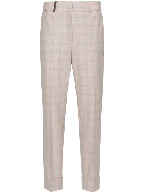 Bead-embellished trousers - Pink
