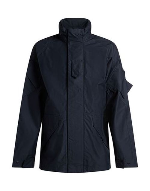 Man Overcoat & Trench Coat Midnight blue Size L Recycled polyamide
