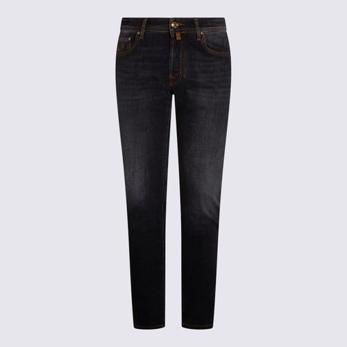 Black Cotton Denim Jeans