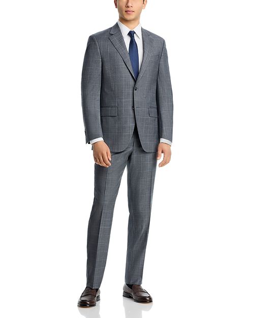 Flynn Shark Tonal Windowpane Classic Fit Suit