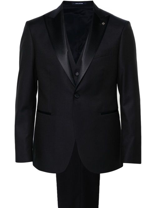 Three-piece single-breasted suit - Blue