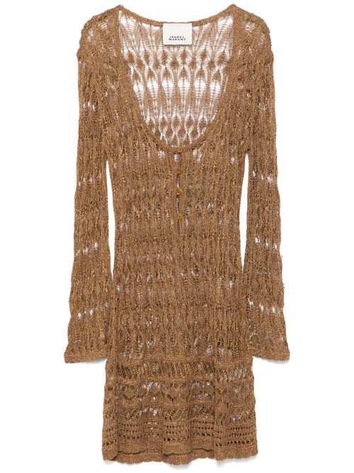 ISABEL MARANT Pia mini dress - Gold