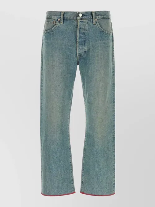 Junya Watanabe - straight leg denim trousers five pocket design