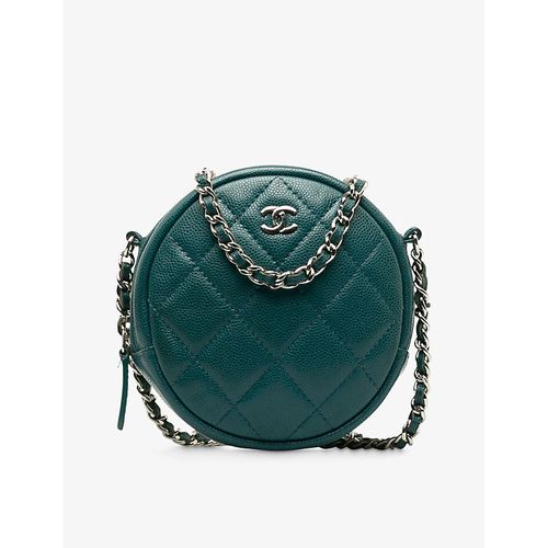 Womens Green Pre-loved Chanel Quilted Leather Cross-body bag 1SIZE