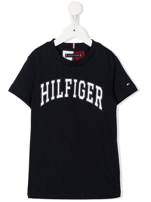 Logo-patch T-shirt - Blue