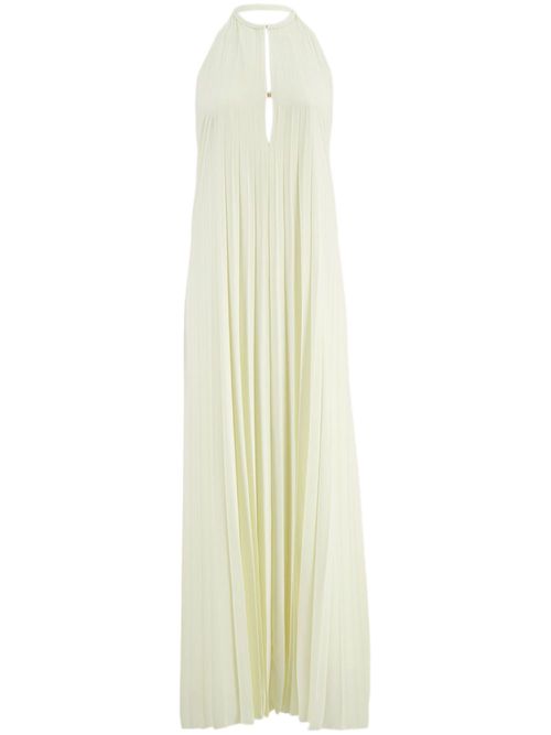 Elvira pleated dress - Neutrals