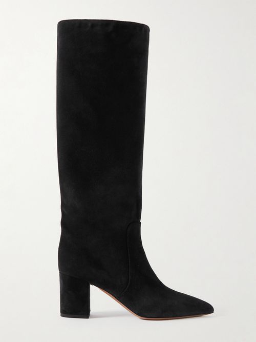 Anja Suede Knee Boots
