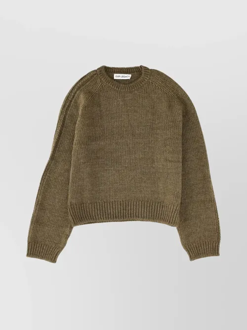 Our Legacy - textured knit crew neck sweater