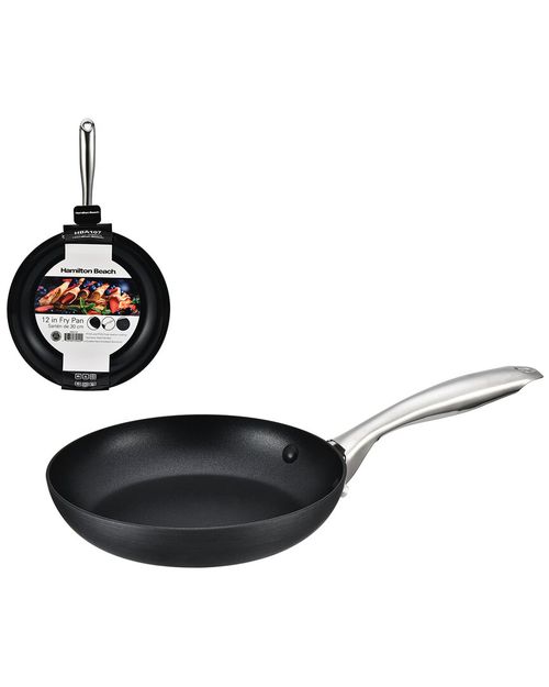 Aluminum Hard Anodized Fry Pan Blalpine Cuisinek Ceramic Coating 12in