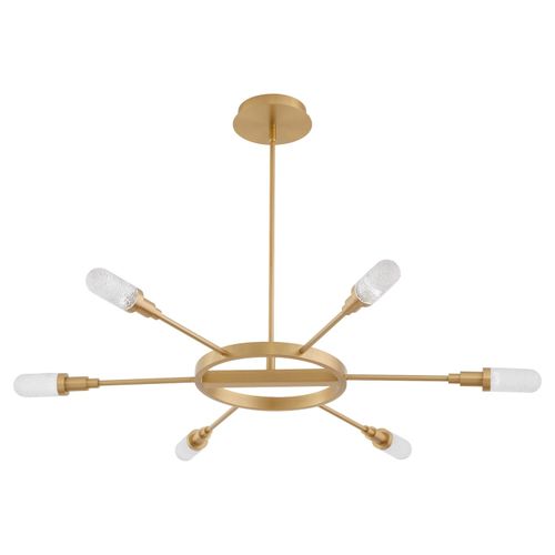 Aged Brass LED Chandelier from the Sperano Collection
