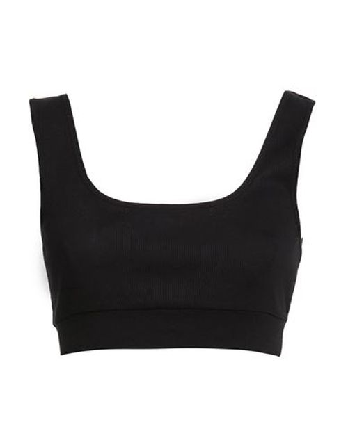 Woman Top Black Size XS Cotton, Modal