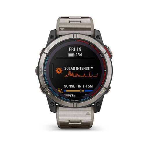 Garmin quatix 7X Solar Edition 51 mm Fiber-reinforced polymer - Titanium