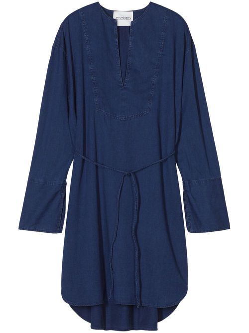 Denim midi dress - Blue