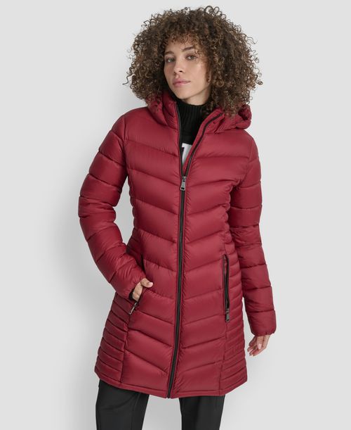 Women's Zip-Front Long Coat - Tibetn